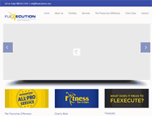 Tablet Screenshot of flexecutioninc.com